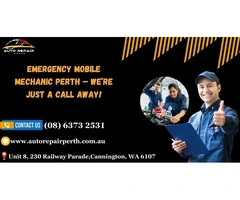 Emergency Mobile Mechanic Perth – We’re Just a Call Away!