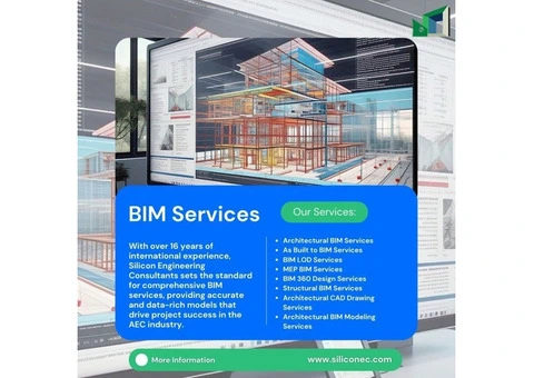 Take Your Project to the Next Level with BIM Services in Australia by Siliconec!
