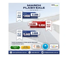 March Flash Sale – Save Big on Solar! Limited Time Only!