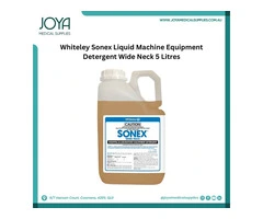 Whiteley Sonex Liquid Machine Equipment Detergent Wide Neck 5 Litres | Australia