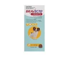 Bravecto 1 Month Chew for Dogs 2-4.5 Kg