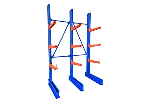 2400mm Height 2 Bays Single Side 600mm Arm Light Duty Cantilever Racking System