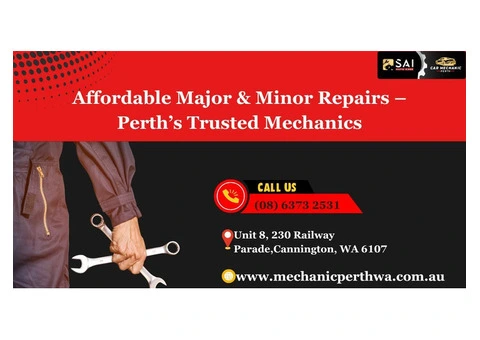 Affordable Major & Minor Repairs – Perth’s Trusted Mechanics