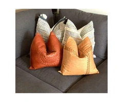 Luxurious Leather Cushions for Stylish Outdoor Living