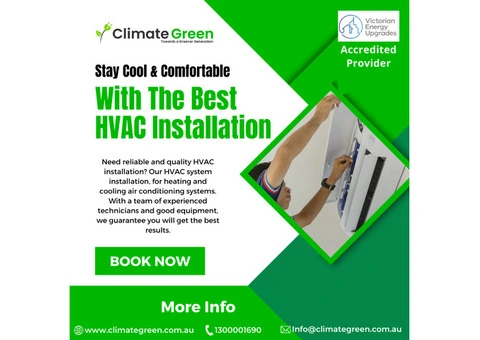 Upgrade Your Heating & Cooling with Climate Green – Accredited Provider