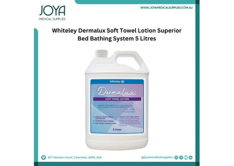 Whiteley Dermalux Soft Towel Lotion Superior Bed Bathing System 5 Litres - Joya Medical Supplies