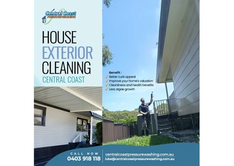 Choose the best experts for House exterior cleaning in Central Coast ASAP