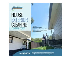 Choose the best experts for House exterior cleaning in Central Coast ASAP