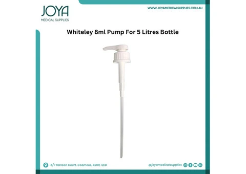 Whiteley 8ml Pump For 5 Litres Bottle - Joya Medical Supplies