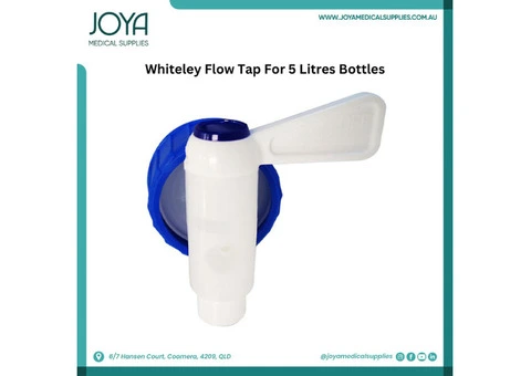 Whiteley Flow Tap For 5 Litres Bottles - Joya Medical Supplies
