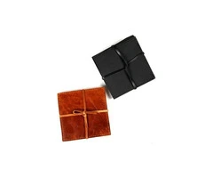 Durable & Stylish Leather Coasters - Shop Now