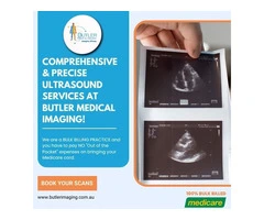 Comprehensive & Precise Ultrasound Services at Butler Medical Imaging! (08) 9544 3999