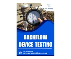 Backflow Device Testing - Guru Plumbing