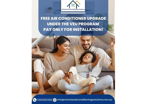 FREE Air Conditioner Upgrade – Pay Only for Installation!