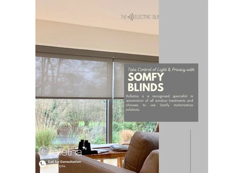 Luxury & Comfort Combined with Somfy Blinds