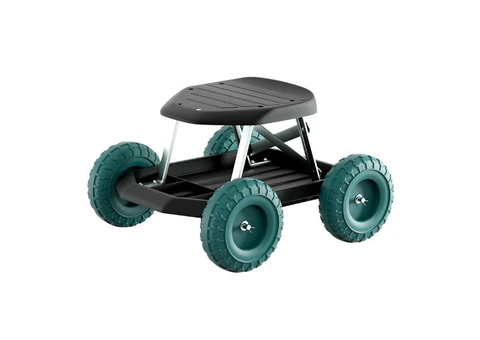 Gardeon Garden Cart Rolling Stool With Wheels Gardening Helper Seat Farm Yard-Qubyk AU