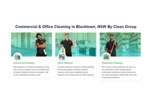 Commercial & Office Cleaning in Blacktown, NSW By Clean Group