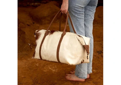 Fashionable Cowhide Bags from Linen Connections