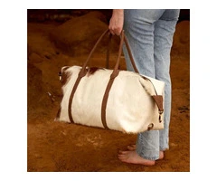 Fashionable Cowhide Bags from Linen Connections