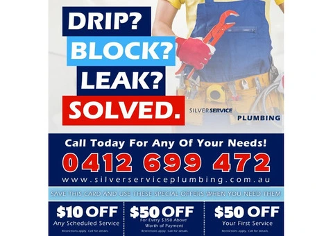 Silver Service Plumbing - 3/4