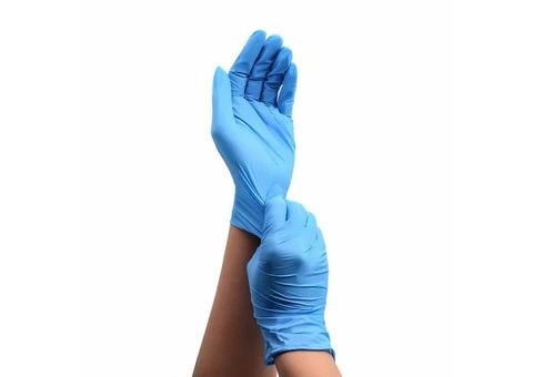 Disposable Powder free nitrile gloves