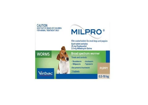 Milpro Allwormer for Dogs 0.5 - 5 kg