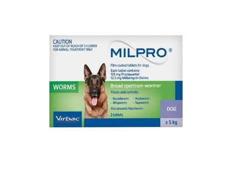 Milpro Allwormer for Dogs 5 - 25 kg