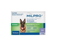 Milpro Allwormer for Dogs 5 - 25 kg