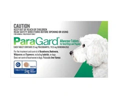 Paragard Broad Spectrum Wormer For Dogs 5 Kg