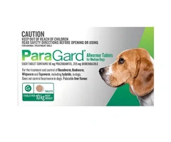 Paragard Broad Spectrum Wormer For Dogs 10Kg