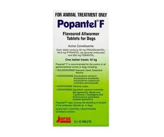 Popantel F Allwormer for Dogs 10 kg