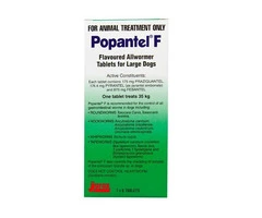 Popantel F Allwormer for Large Dogs 35 kg