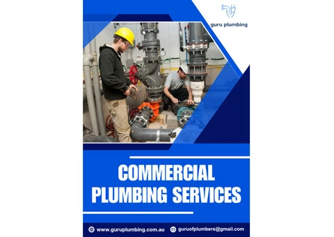 Commercial Plumbing Services in Port Hedland - Guru Plumbing