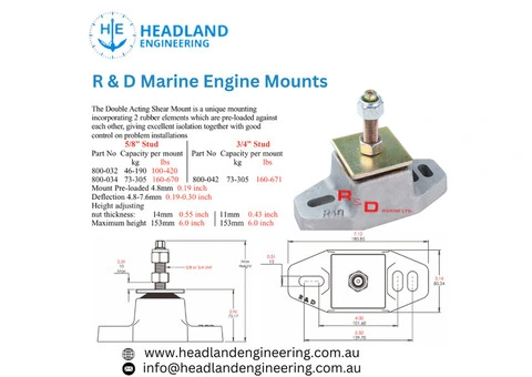 800-042 Marine Engine Mount | Headland Engineering