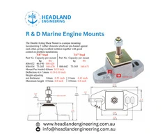 800-042 Marine Engine Mount | Headland Engineering