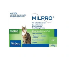 Milpro Allwormer for Cats Over 2 kg
