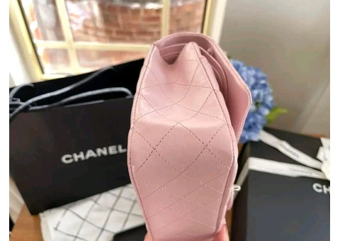 Chanel Medium Classic flap SHW lambskin leather - 4/18