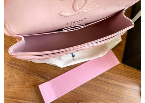 Chanel Medium Classic flap SHW lambskin leather - 13/18