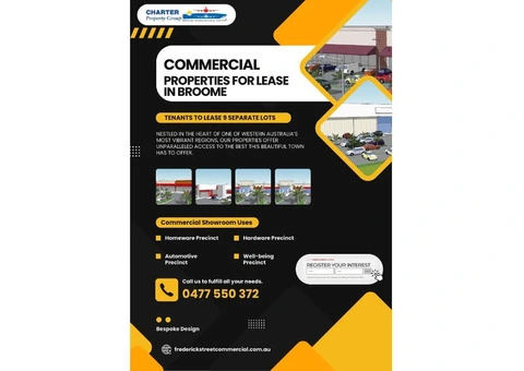 Commercial Properties for Lease in Broome | Frederick Street Commercial