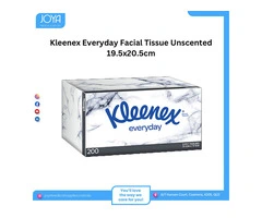 Kleenex Everyday Facial Tissue Unscented 19.5x20.5cm -  Joya Medical Supplies
