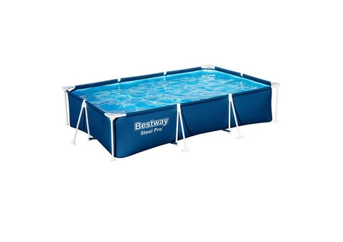 Bestway Adult Rigid Pool with Filter 300x201x66 cm Garden 56411- Qubyk AU