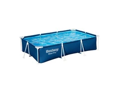 Bestway Adult Rigid Pool with Filter 300x201x66 cm Garden 56411- Qubyk AU