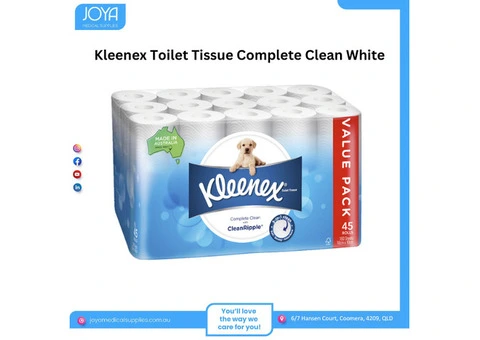 Kleenex Toilet Tissue Complete Clean White - Joya Medical Supplies