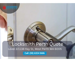 Your Trusted Solution for Locksmith Perth Needs