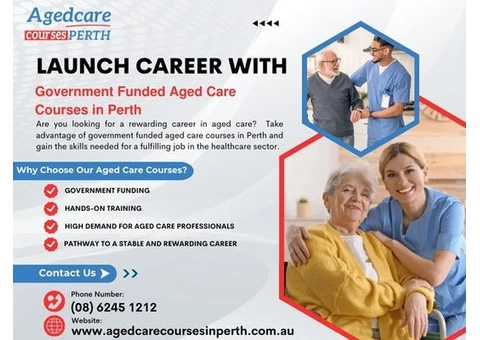 Get Skilled in Aged Care! Government Funded Courses Open in Perth