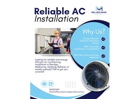 Reliable & Energy-Efficient AC Installation – Melbourne Aircon Specialists (MAS)