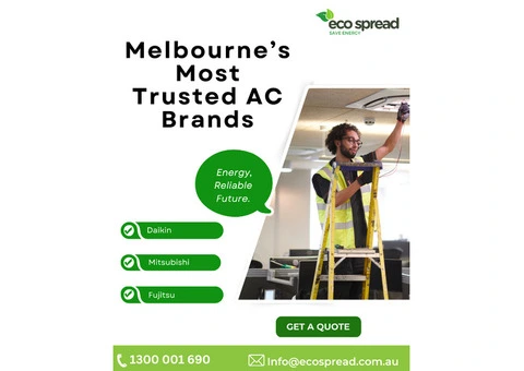 Melbourne’s Most Trusted AC Brands – Installed by EcoSpread