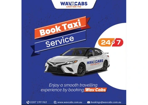 Book a Taxi Sydney - Wav Cabs - 3/15