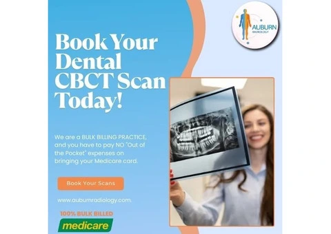 Book Your Dental CBCT Scan Today at Auburn Radiology! (02) 8315 8292