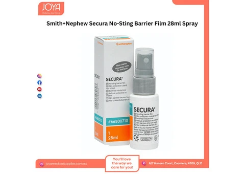 Smith+Nephew Secura No-Sting Barrier Film 28ml Spray - Joya Medical Supplies